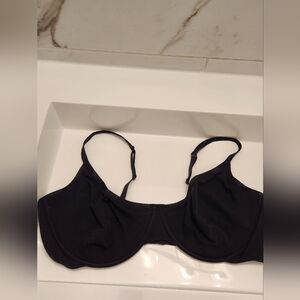 SKIMS Black Bra Cotton 44D